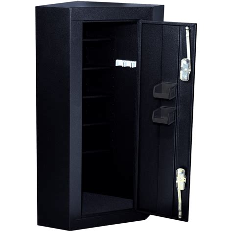 homak 10 gun corner steel gun cabinet|homak corner cabinet for sale.